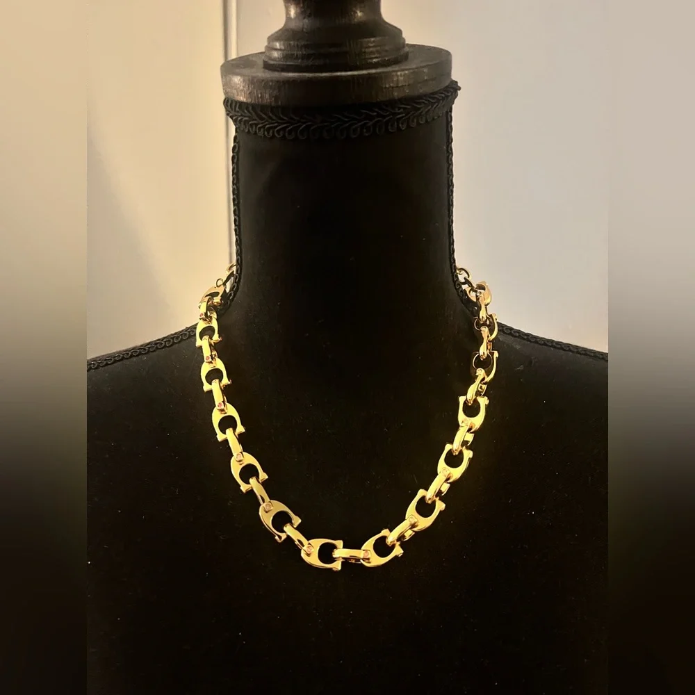Coach Gold Chain Necklace - Picture 2 of 8